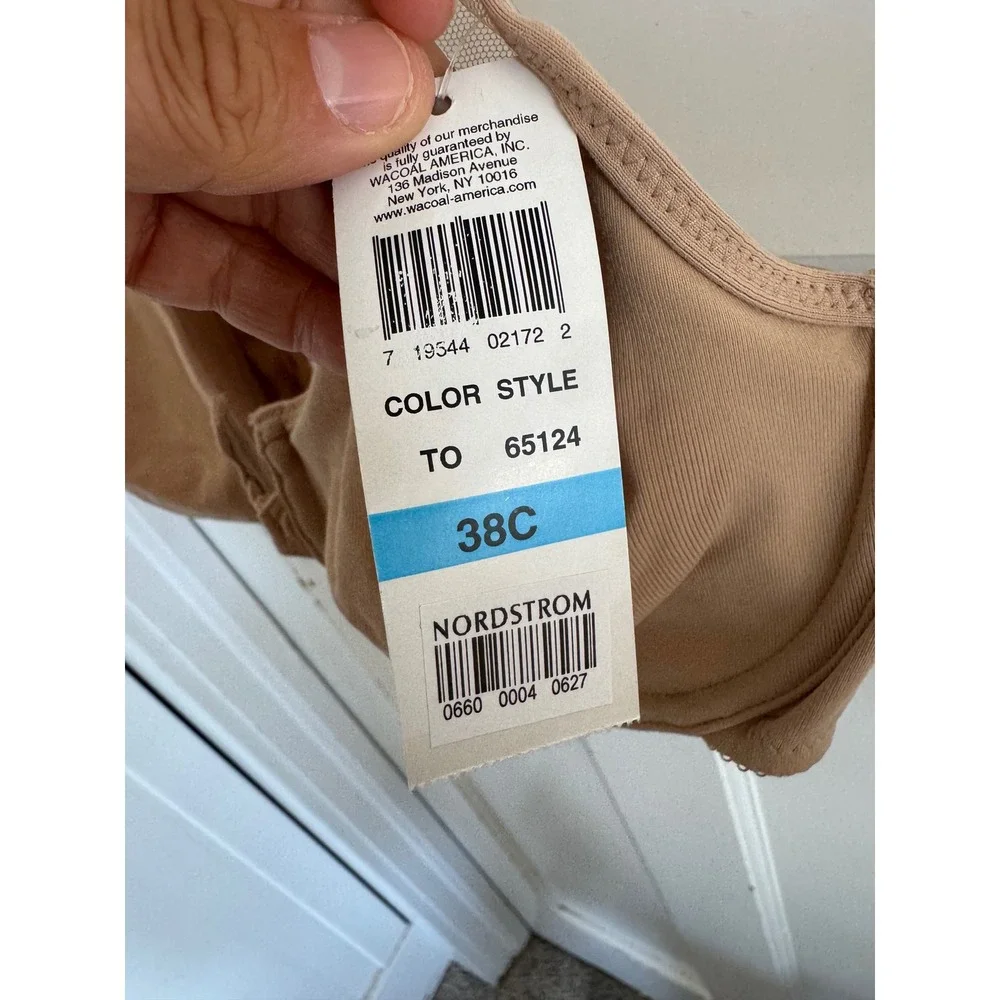 NWT Wacoal Body Racerback Underwire bra‎ in Toast size 38C